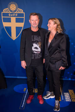 Peter Gerhardsson med frun Linda Blom