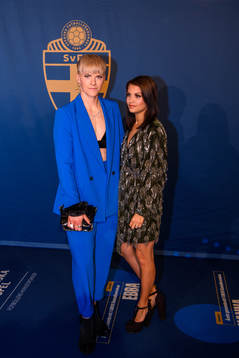 Nilla Fischer med fru Maria Michaela Fischer