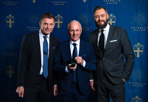 Prisutdelare Torbjörn Nilsson och Olof Lundh med