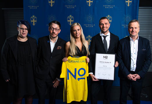 Representanter från Grunden bois med Sofie Nehvonen och
