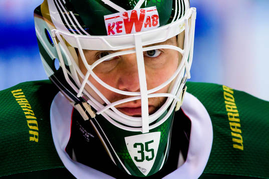 goalkeeper Markus Svensson of Färjestad