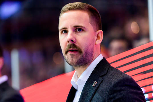 assistant coach Viktor Stråhle of Frölunda