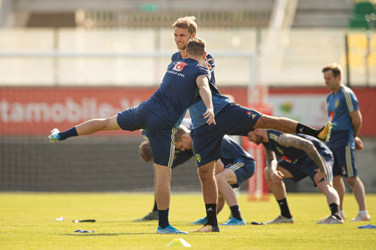 Sebastian Andersson of the Swedish national football team
