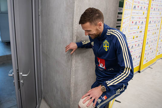 Marcus Berg of the Swedish national football team