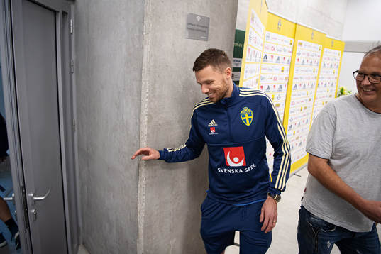 Marcus Berg of the Swedish national football team