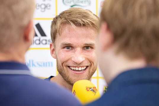 Sebastian Andersson of the Swedish national football team