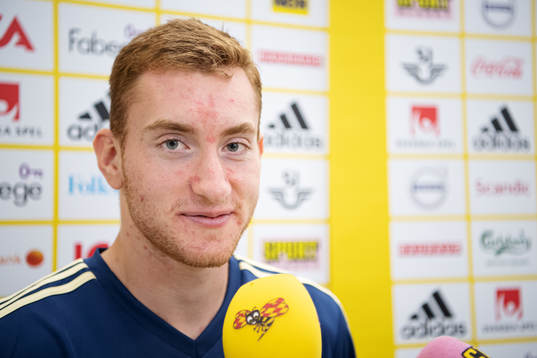 Dejan Kulusevski of the Swedish national football team