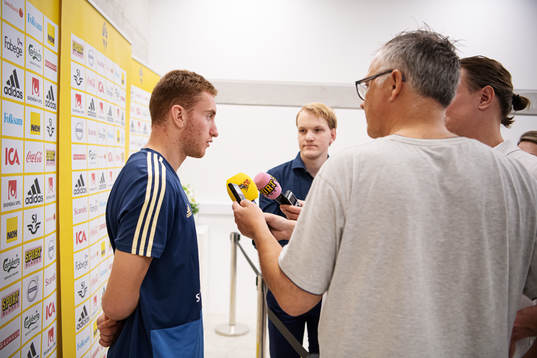 Dejan Kulusevski of the Swedish national football team