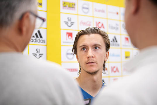 Kristoffer Olsson of the Swedish national football team