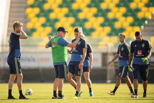 Head coach Janne Andersson of the Swedish national football