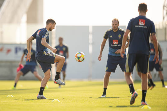 Marcus Berg of the Swedish national football team