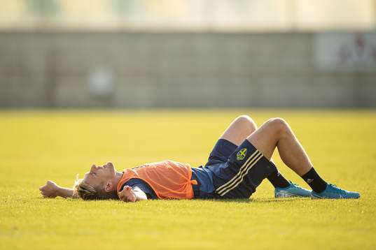 Emil Forsberg of the Swedish national football team