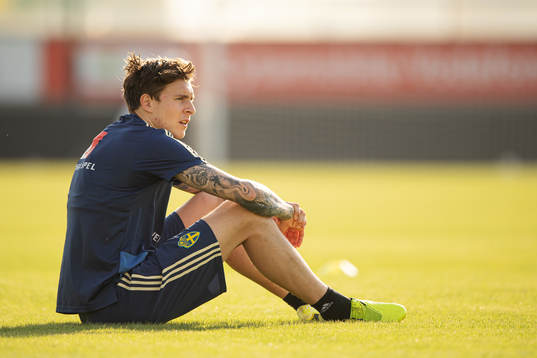Victor Nilsson Lindelöf of the Swedish national football