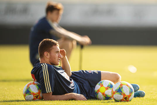 Dejan Kulusevski of the Swedish national football team