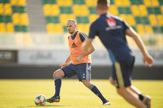 Marcus Danielson of the Swedish national football team