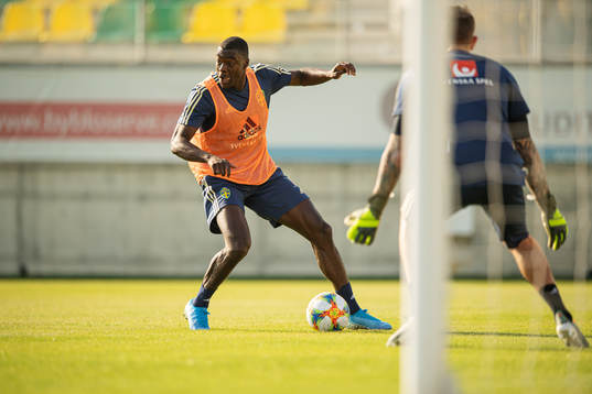 Ken Sema of the Swedish national football team