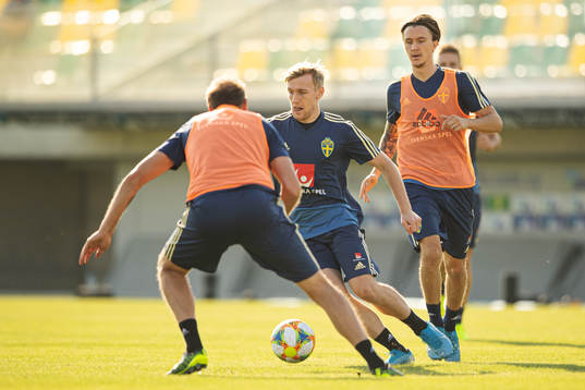 Emil Forsberg of the Swedish national football team
