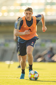 Emil Forsberg of the Swedish national football team