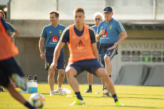 Head coach Janne Andersson of the Swedish national football