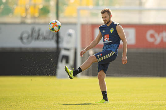 Sebastian Larsson of the Swedish national football team