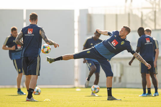 Robin Olsen of the Swedish national football team