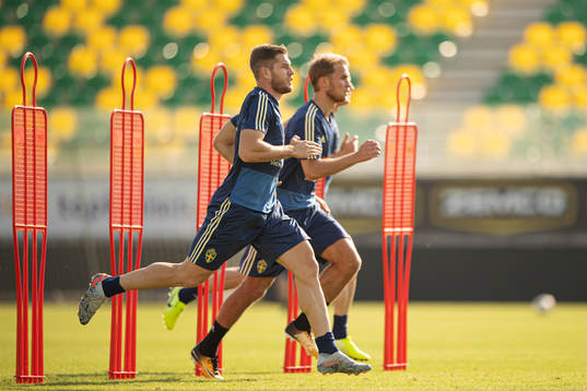 Riccardo Gagliolo of the Swedish national football team