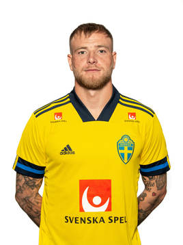 John Guidetti of the Swedish national football team poses