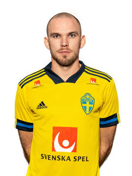 Marcus Danielson of the Swedish national football team