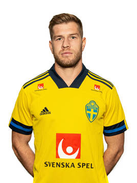 Riccardo Gagliolo of the Swedish national football team