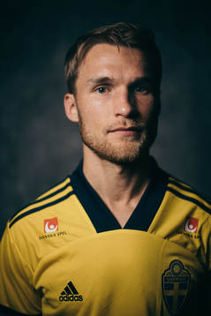 Sebastian Andersson of the Swedish national football team