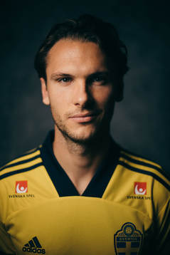 Albin Ekdal of the Swedish national football team poses for