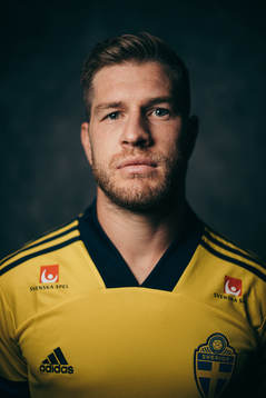Riccardo Gagliolo of the Swedish national football team