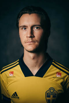 Kristoffer Olsson of the Swedish national football team