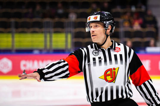 Referee Tobias Björk