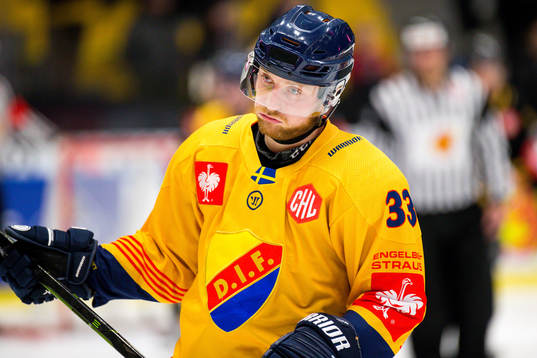 Linus Hultström of Djurgården looks dejected
