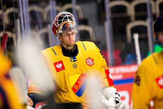 Goalkeeper Niklas Svedberg  of Djurgården