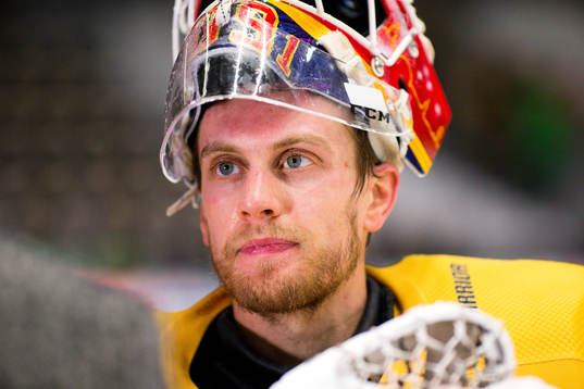 Goalkeeper Niklas Svedberg of Djurgården