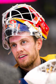 Goalkeeper Niklas Svedberg of Djurgården