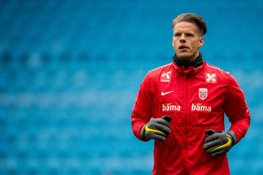 Goalkeeper Ørjan Nyland of Norway