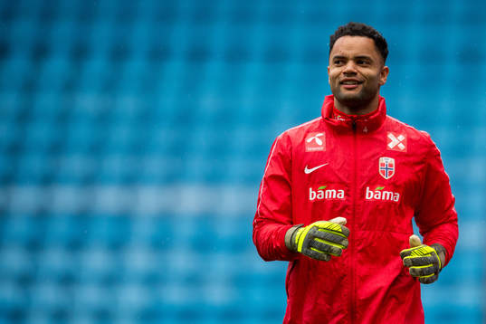 Goalkeeper Sten Grytebust of Norway