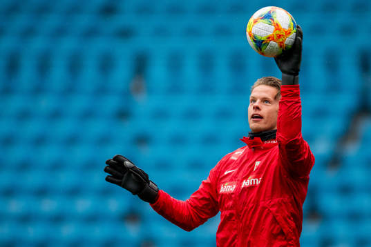 Goalkeeper Ørjan Nyland of Norway
