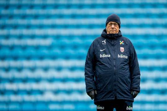 Lars Lagerbäck, head coach of Norway