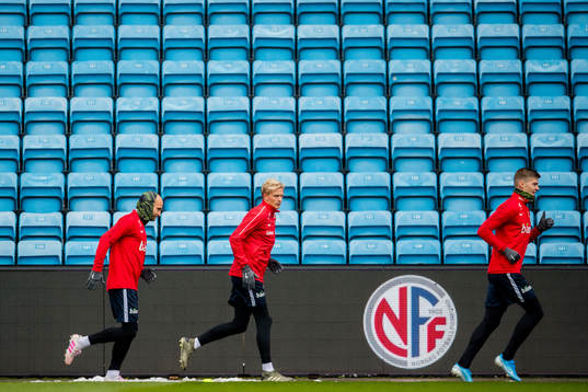 Tore Reginiussen, Morten Thorsby and Alexander Sørloth of