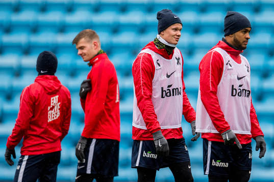 Tarik Elyounoussi, Alexander Sørloth, Erling Braut Haaland