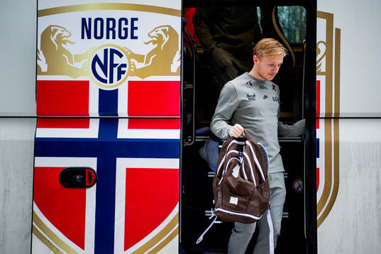 Mats Møller Dæhli of Norway arrives
