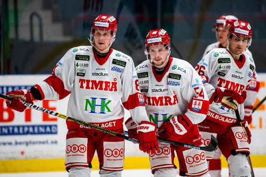 Timrås Jens Lööke, Jonathan Dahlén och Linus Nässén
