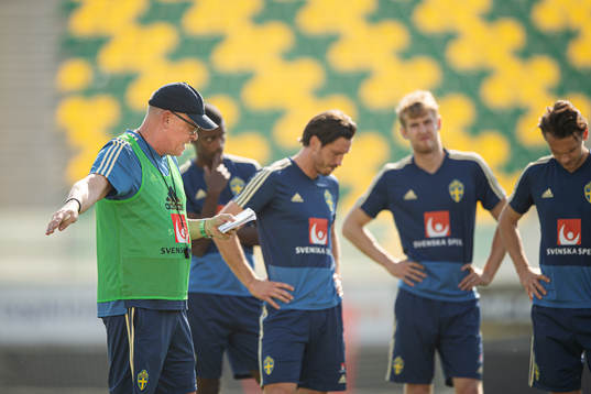 Head coach Janne Andersson of the Swedish national football