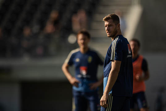 Riccardo Gagliolo of the Swedish national football team