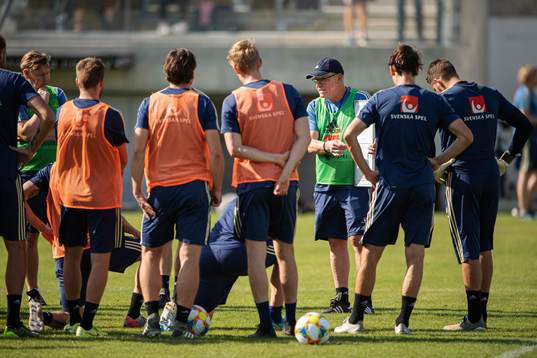 Head coach Janne Andersson of the Swedish national football