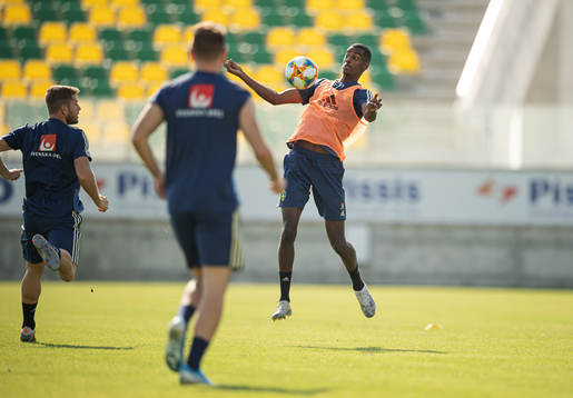 Alexander Isak of the Swedish national football team